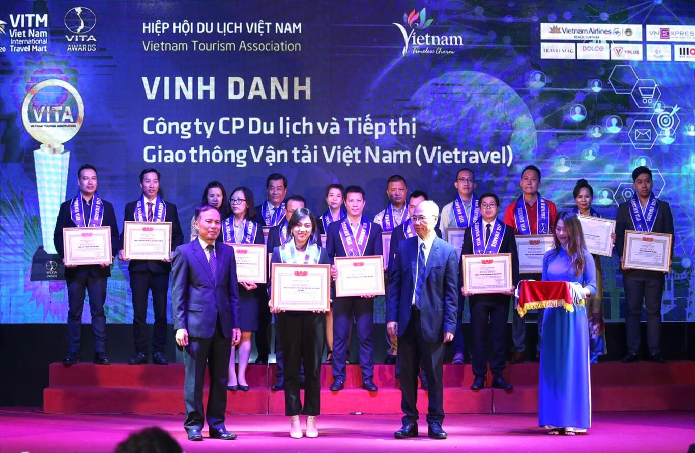 Vietravel vinh dự nhận 4 giải thưởng quan trọng trong khuôn khổ Hội chợ Du lịch VITM 2020